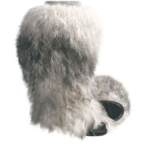 Sorel Wild Woolly Apres Ski Real Fur Boot